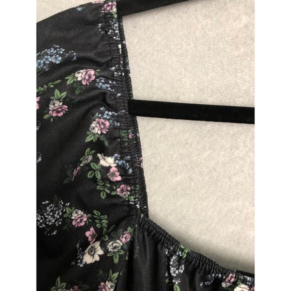 ASOS Women's Size 18 Floral Square Neckline Mini Dress - Picture 6 of 9